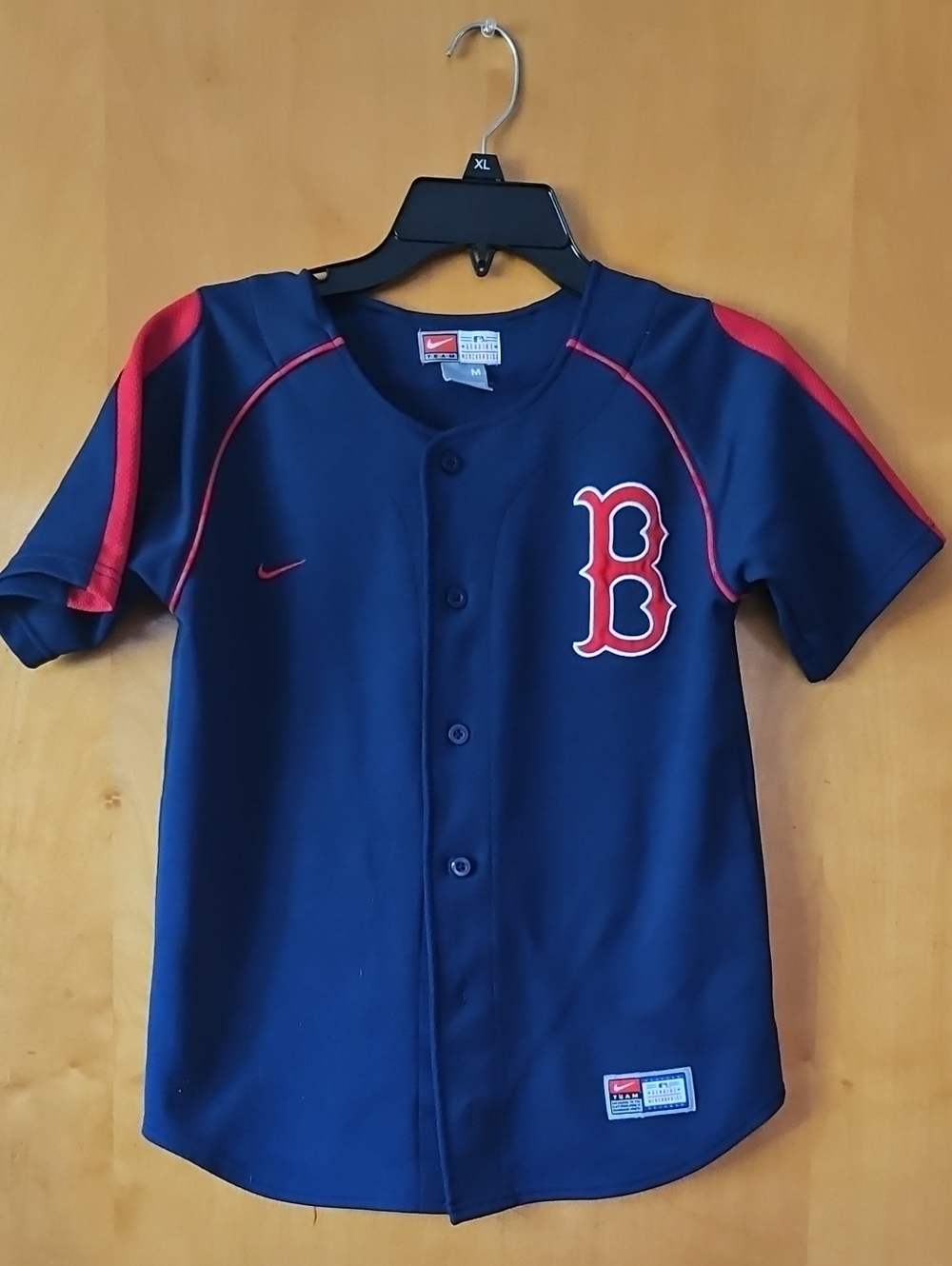 ⚾️Nike Kids Pedroia Boston 'B' Button-Front Jersey⚾️